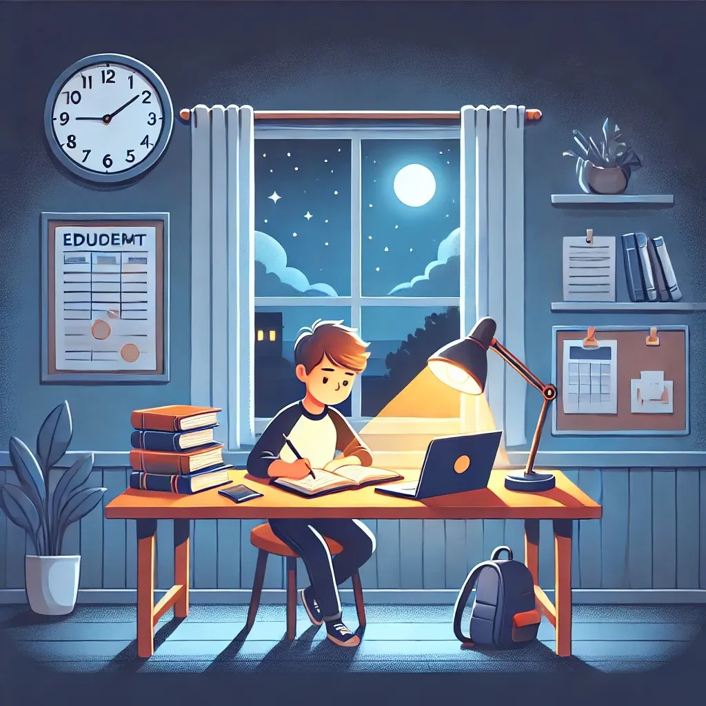 Pros y contras de estudiar por la noche