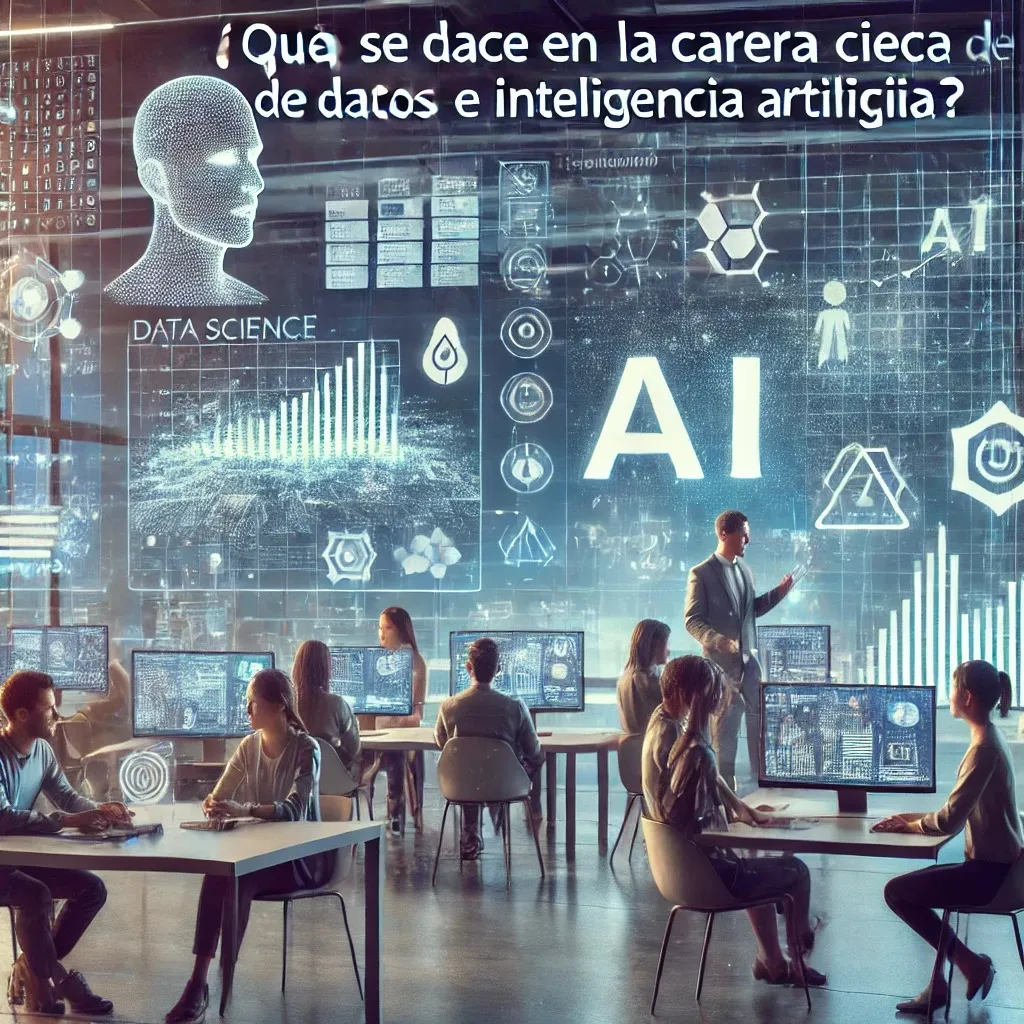 ¿Qué se hace en la carrera de ciencia de datos e Inteligencia Artificial?