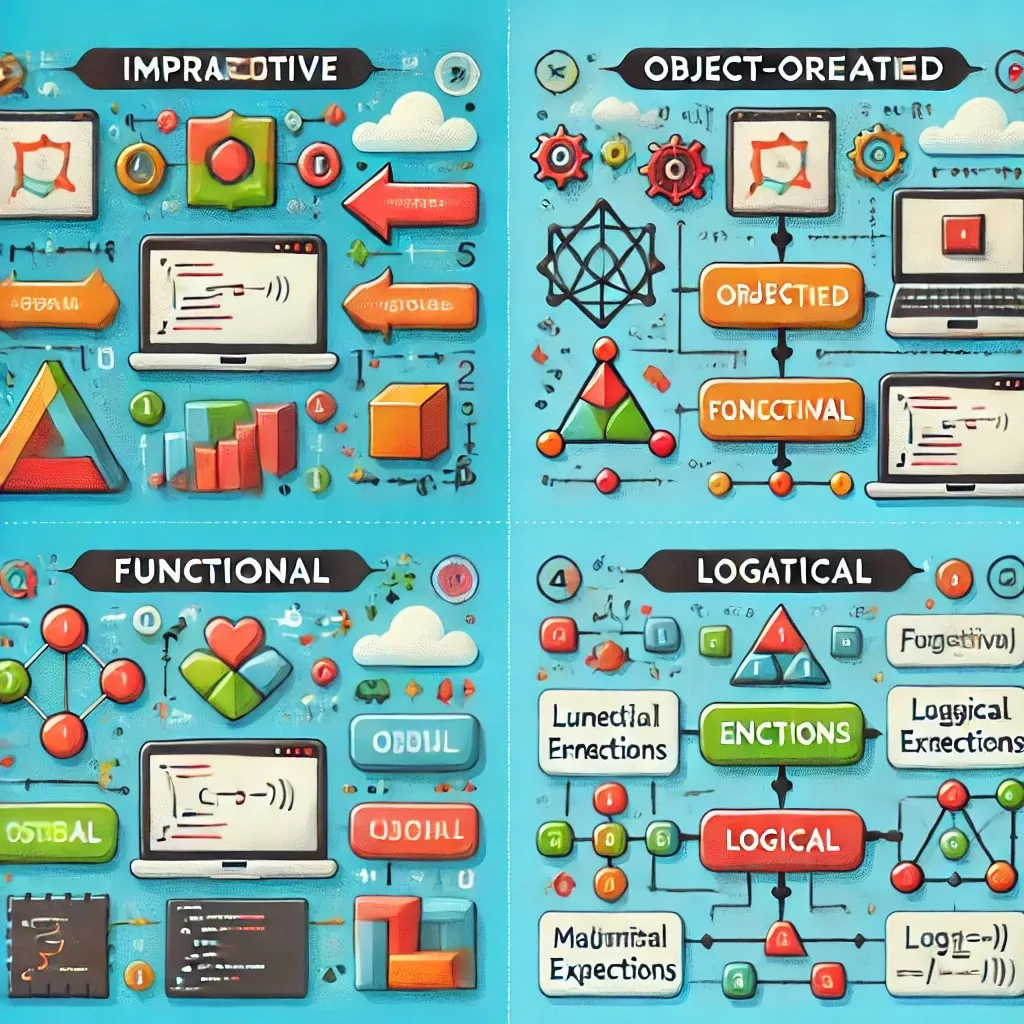 ¿Cuáles son los 4 tipos de programación?
