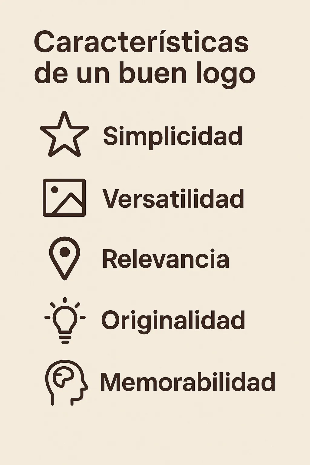 Características de un buen logo