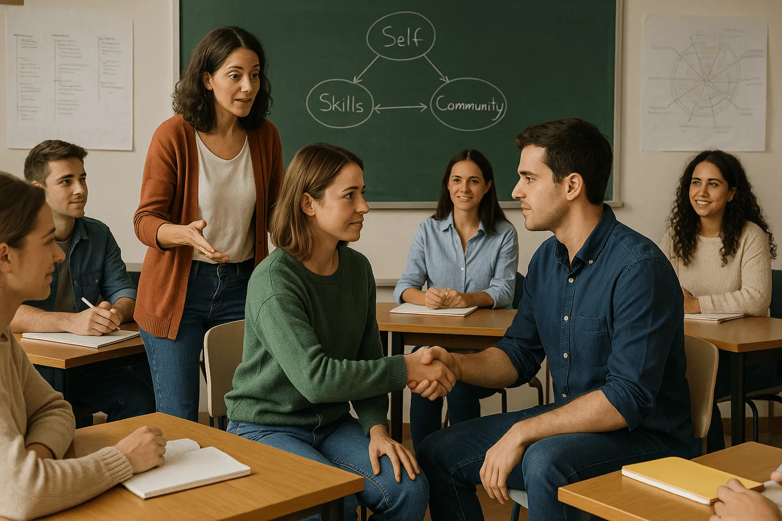 Qué se hace en una clase de Desarrollo Humano: actividades prácticas y contenidos habituales