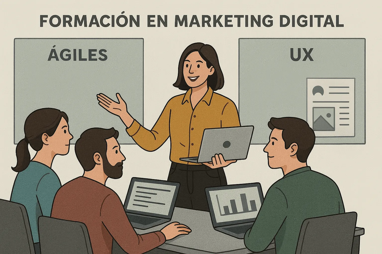 Metodologías ágiles, UX y transformación digital en la formación profesional