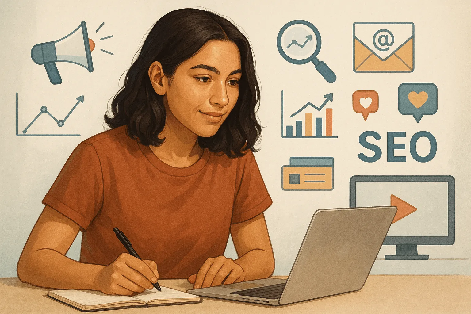 ¿Qué se estudia en la carrera de Marketing Digital? Temas y materias clave